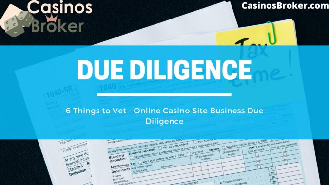 online casino site business due diligence